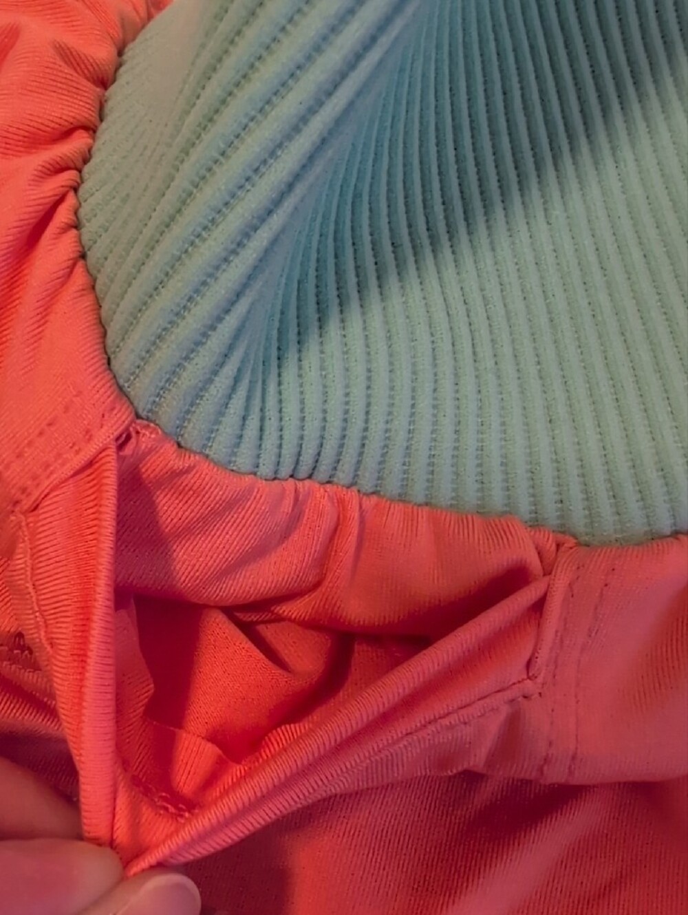 FP MOVEMENT by Free People Carpe Diem Shorts Ombre Orange and Blue Size Large - Picture 14 of 17